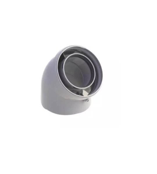 BAYMAK 45 DİRSEK Ø60/100 PREMİX-F